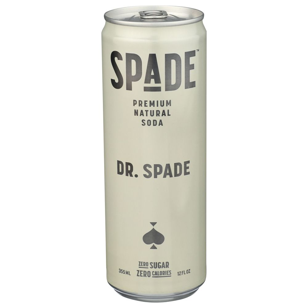 Spade Dr Spade Premium Natural Soda, 12 Fluid Ounce -- 12 Per Case