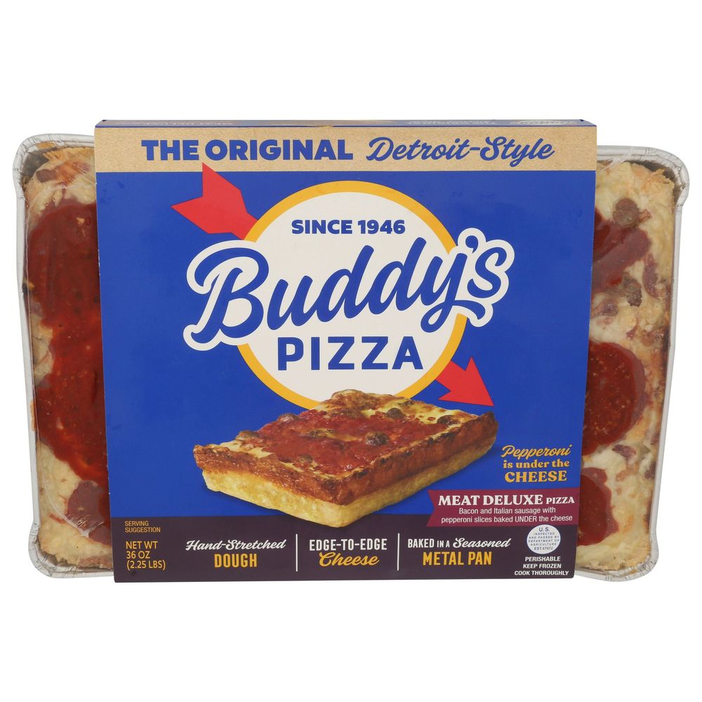 Buddy's Pizza Original Detroit-style Meat Deluxe Pizza, 36 Ounce -- 6 Per Case