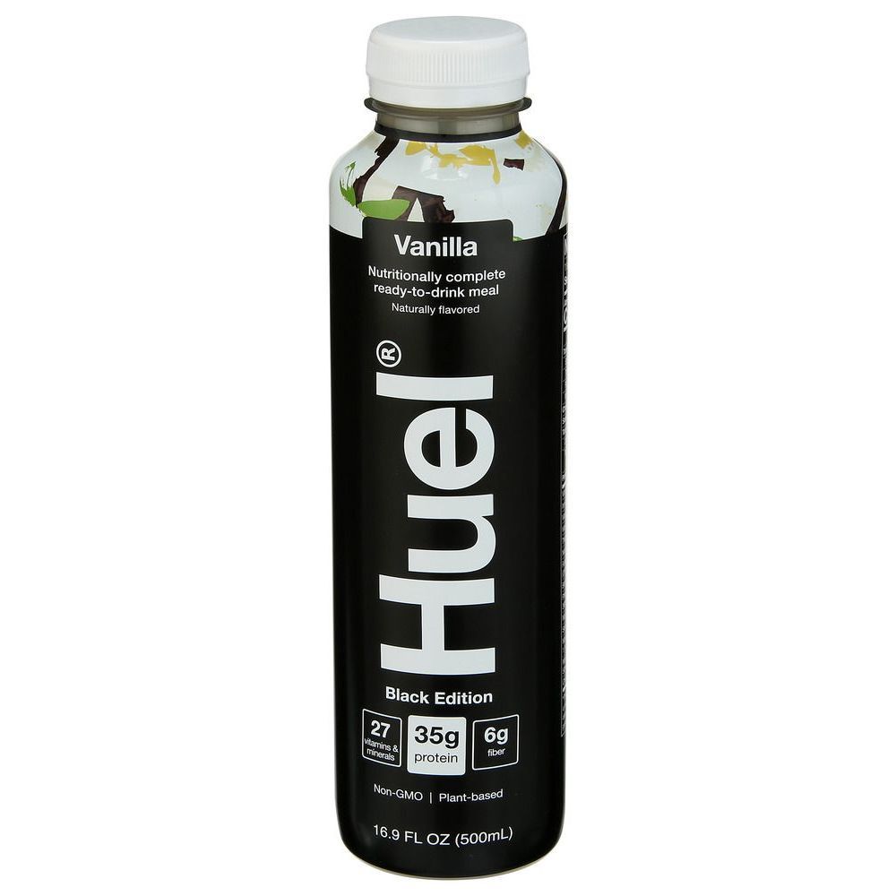 Huel Vanilla Black Edition Ready To Drink Meal Shake, 16.9 Ounce -- 12 Per Case