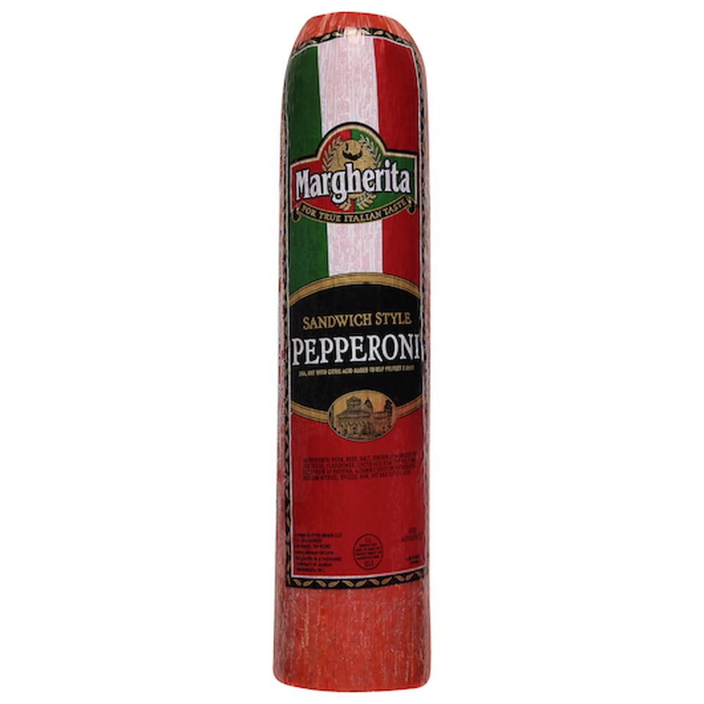 Margherita Sandwich Style Deli Pepperoni, 3.865 Pound -- 4 Per Case