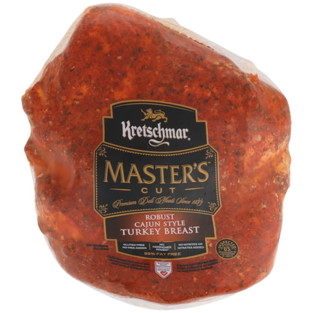 Kretschmar Master's Cut Cajun Style Turkey Breast, 4.92 Pound -- 2 Per Case