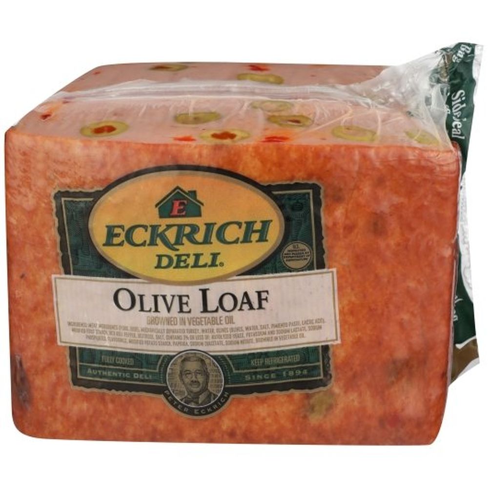 Eckrich Deli Fully Cooked Olive Loaf, 2.87 Pound -- 3 Per Case