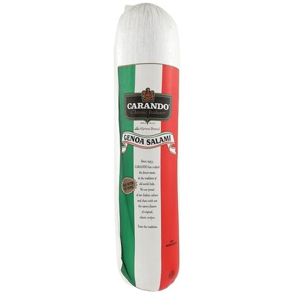 Carando Genoa Salami, 6.3 Pound -- 3 Per Case
