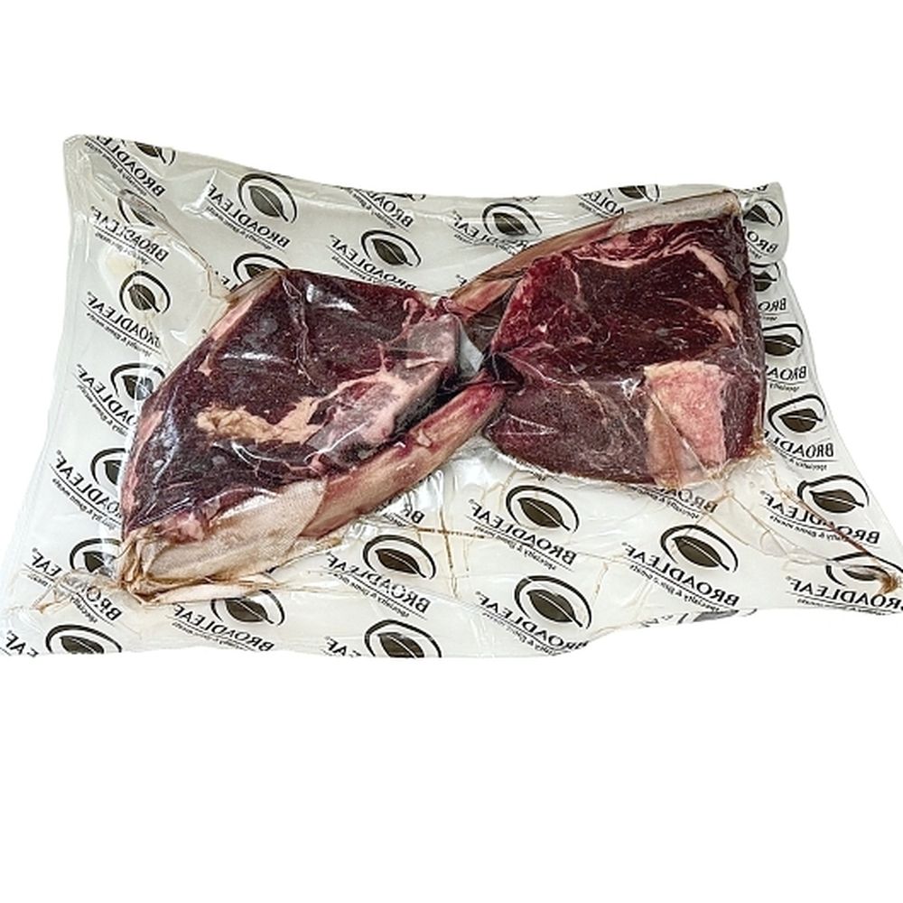 Grass-Fed Angus Beef Ribeye Bone-In Frenched Steak