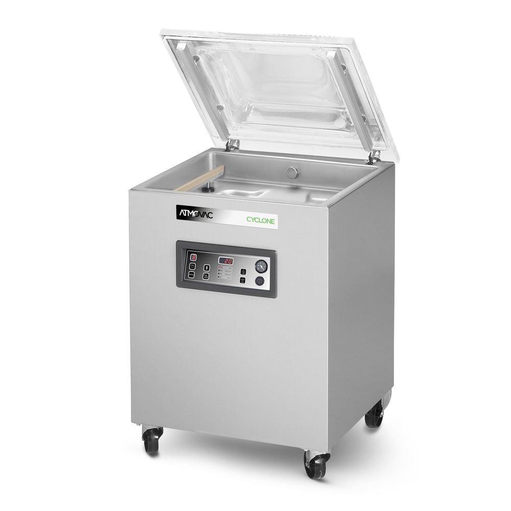Atmovac Cyclone 20.5 Inch Double Seal Bar Premium Chamber Vacuum Machine With 1 Phase, 28 X 27.4 X 40.4 Inch