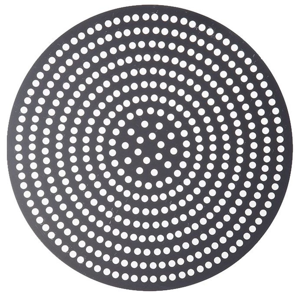 American Metalcraft Hard Coat Anodized Aluminum Super Perforated Disk, 20 Inch Dia. -- 24 Per Case