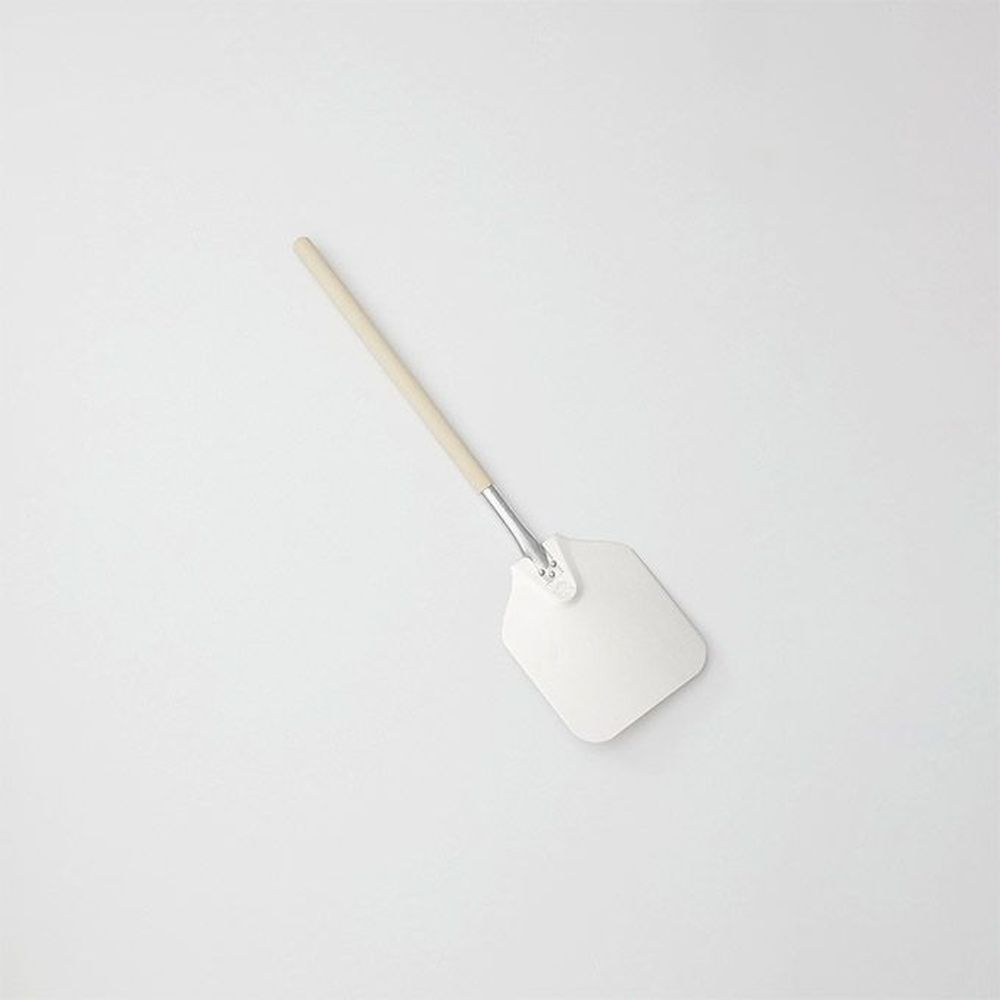American Metalcraft Aluminum Small Blade Pizza Peel With Light Brown Wood Handle, 32 1/2 Inch Overall Length -- 6 Per Case
