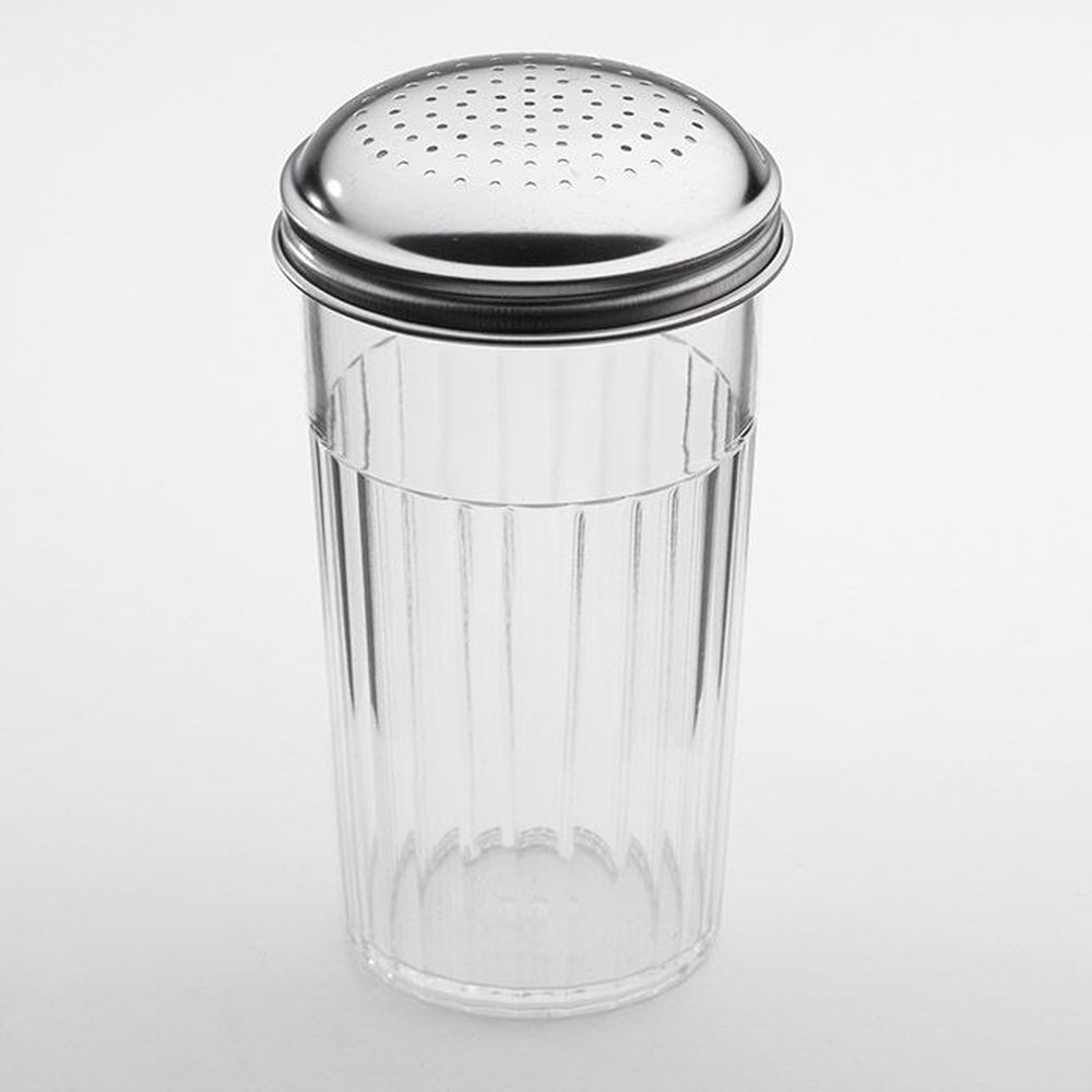 American Metalcraft Plastic Shaker With Stainless Steel Dredge Lid, 12 Ounce Capacity -- 72 Per Case