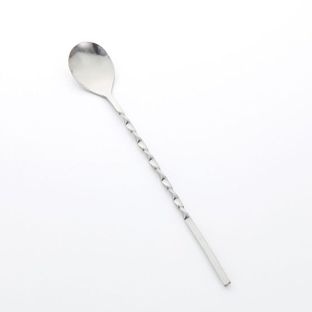 American Metalcraft Stainless Steel Twisted Bar Spoon Without Knob, 10 Inch Length -- 480 Per Case