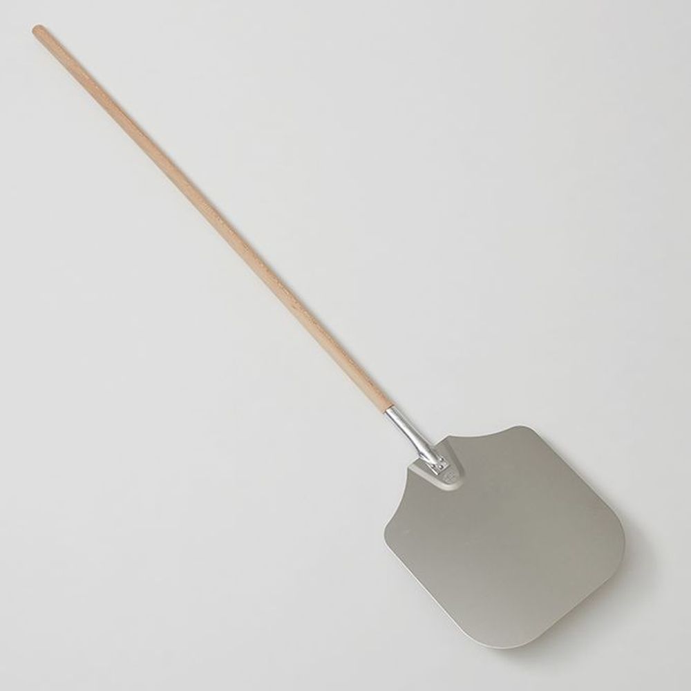 American Metalcraft Aluminum Large Blade Pizza Peel With Light Brown Wood Handle, 66 Inch Overall Length -- 6 Per Case