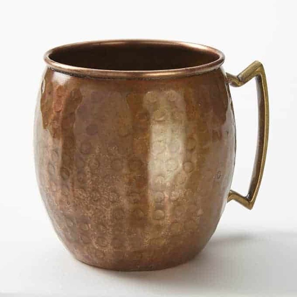 American Metalcraft Antique Copper Hammered Finish Moscow Mule Mug, 14 Ounce Capacity -- 12 Per Case