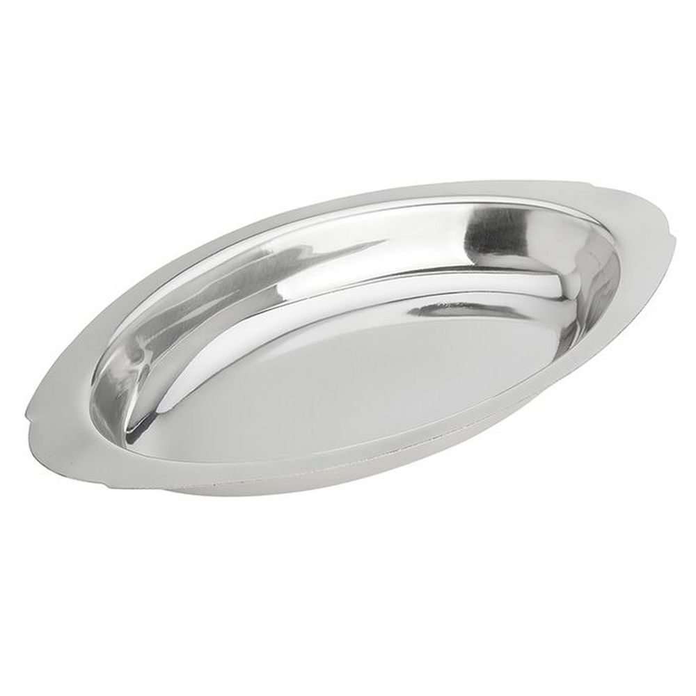 American Metalcraft Stainless Steel Oval Au Gratin Dish, 15 Ounce Capacity -- 120 Per Case