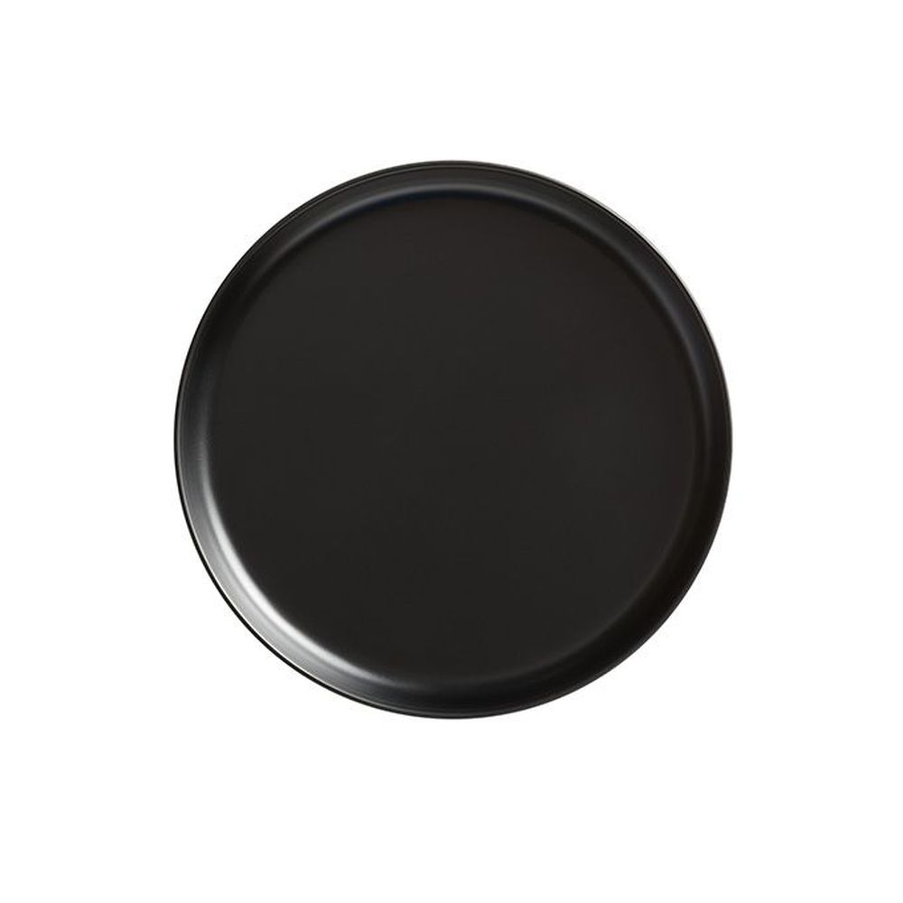 American Metalcraft Ani Collection Black Melamine Round Coupe Plate, 7-1/2 Inch Dia. X 3/4 Inch Height -- 12 Per Case