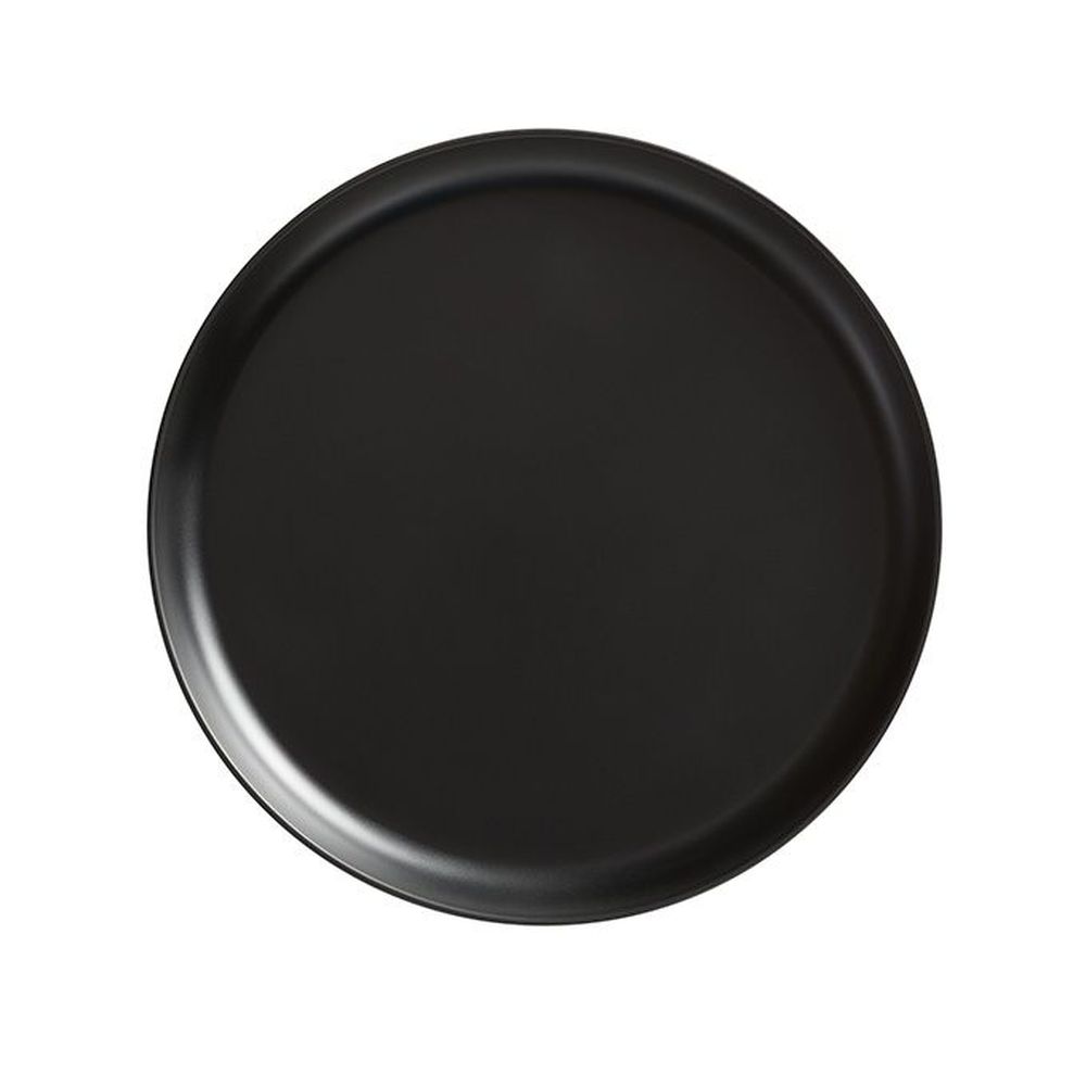 American Metalcraft Ani Collection Black Melamine Round Coupe Plate, 8-7/8 Inch Dia. X 7/8 Inch Height -- 12 Per Case
