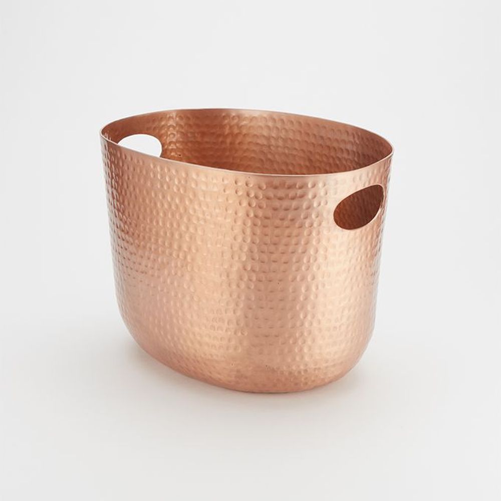 American Metalcraft Copper Hammered Aluminum Beverage Tub, 7-3/4 Quart Capacity -- 2 Per Case