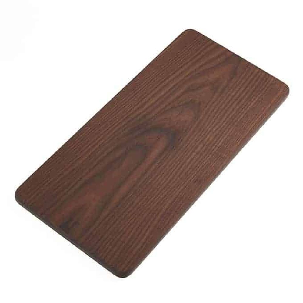 American Metalcraft Dark Brown Ash Wood Rectangular Board, 21 X 10 X 3/4 Inch -- 6 Per Case