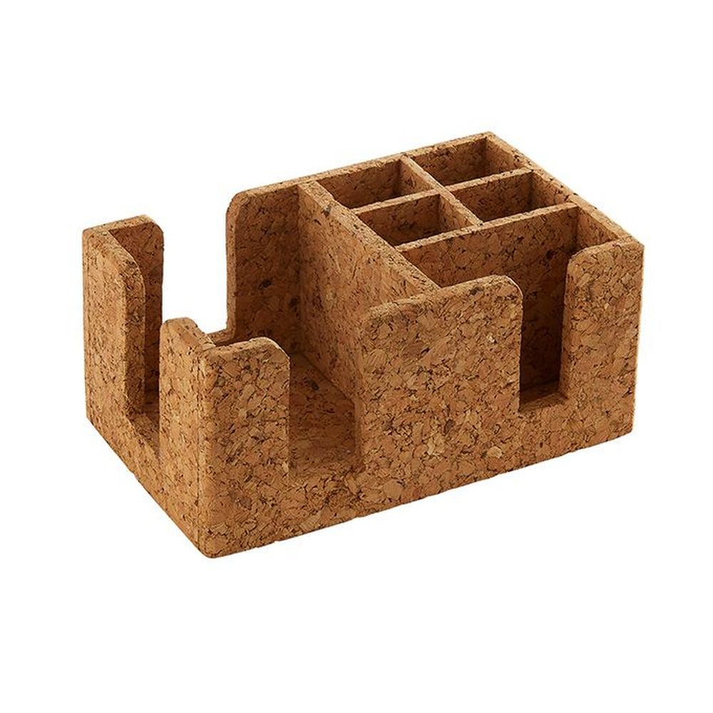 American Metalcraft Natural Cork Bar Caddy, 10-1/4 X 5-7/8 X 4-1/4 Inch -- 24 Per Case