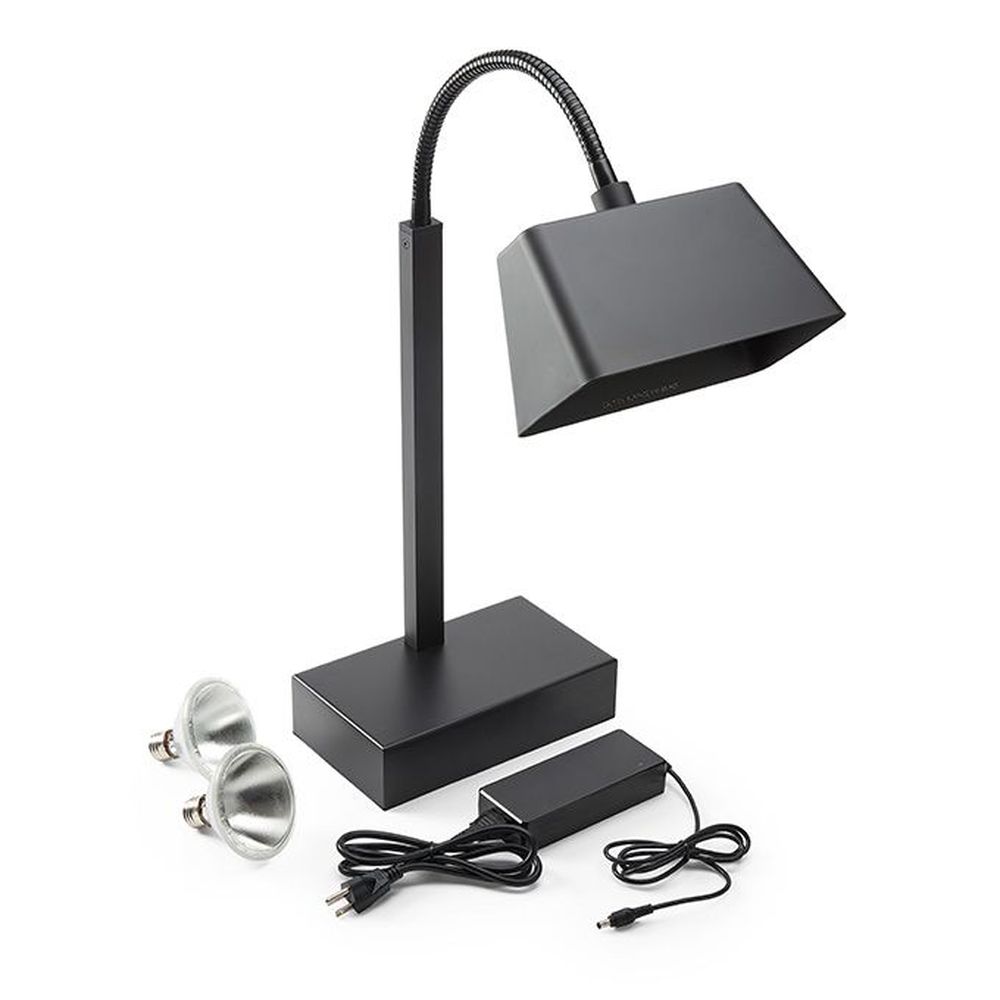 American Metalcraft Buffetboost Lumalamp Heat Lamp With Ac Adapter/charger, 10 X 5 3/4 X 24 Inch