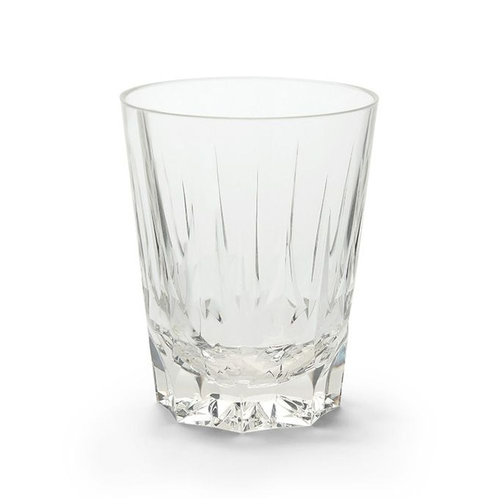 American Metalcraft Bentley Collection 9 Ounce Clear Silicone Stackable Rocks Glass, Set Of 2 -- 24 Per Case