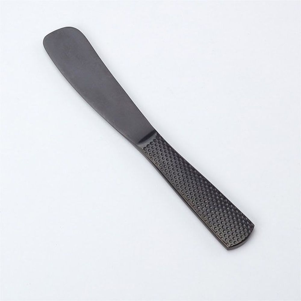American Metalcraft Vintage Collection Black Stainless Steel Spreader With Hammered Handle, 1 Inch Width X 6-5/8 Inch Length -- 72 Per Case