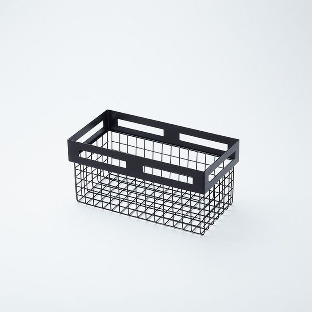 American Metalcraft Black Twilight Collection Iron Rectangular Third Size Nestable Basket, 12-1/2 X 6-1/2 X 6 Inch -- 12 Per Case