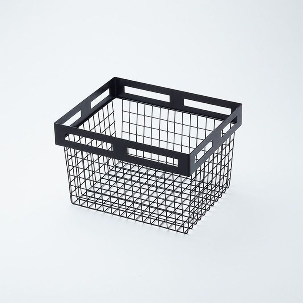American Metalcraft Black Twilight Collection Iron Rectangular Half Size Nestable Basket, 12-1/8 X 10 X 8 Inch -- 8 Per Case