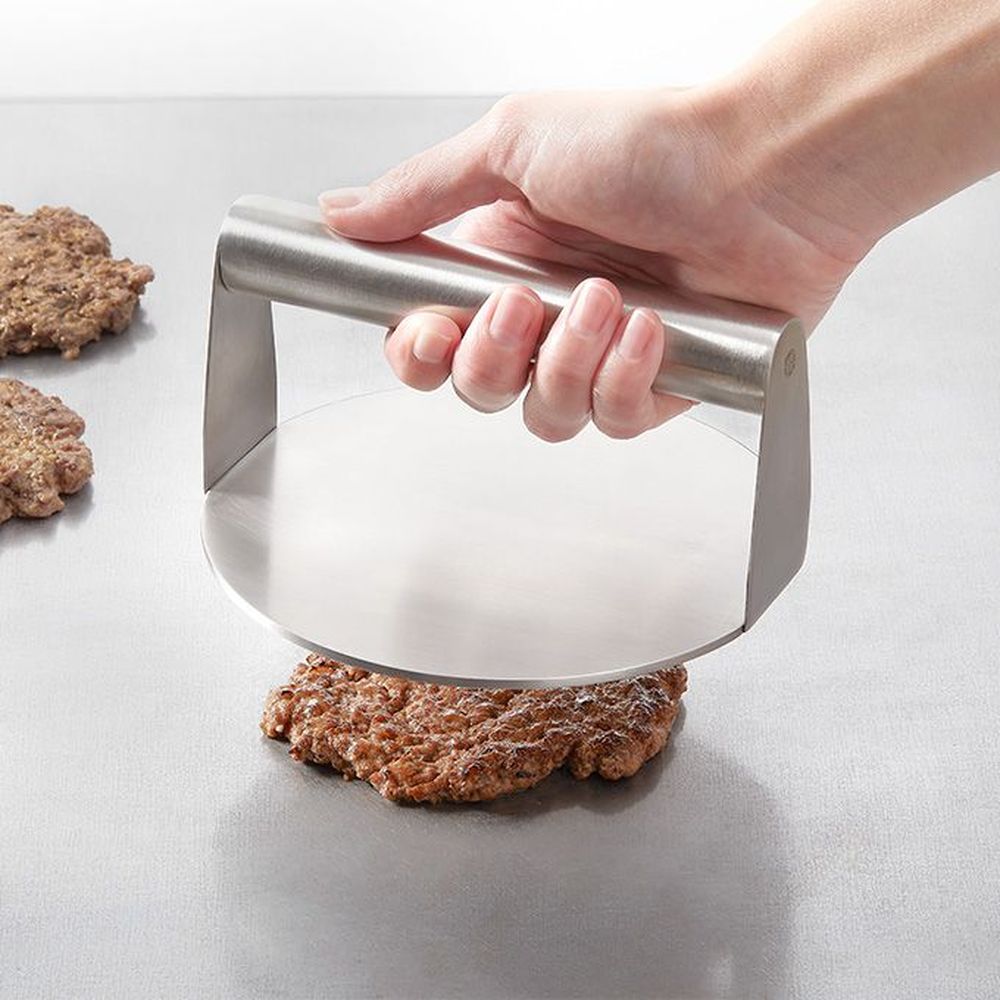 American Metalcraft Stainless Steel Burger Press, 6 Inch Dia. X 3 Inch Height -- 24 Per Case