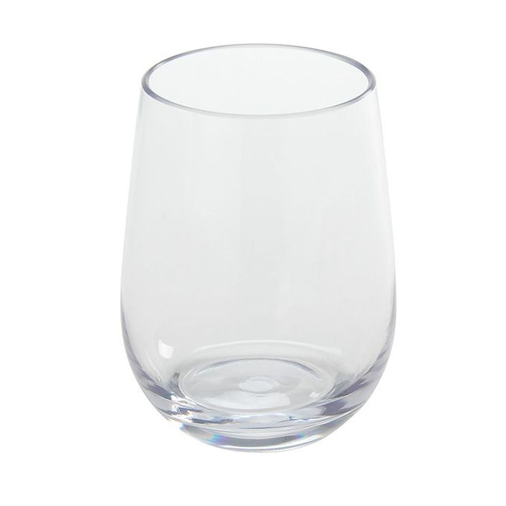 American Metalcraft Parker Collection Clear Tritan Stemless Wine Glass, 12 Ounce Capacity -- 2 Per Case