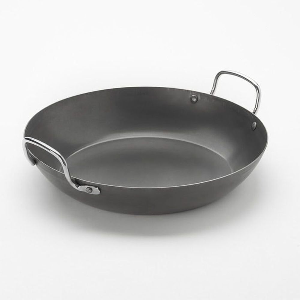American Metalcraft Black Steel Paella Pan, 82 Ounce Capacity -- 4 Per Case