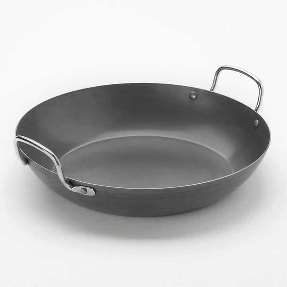 American Metalcraft Black Steel Paella Pan, 128 Ounce Capacity -- 4 Per Case
