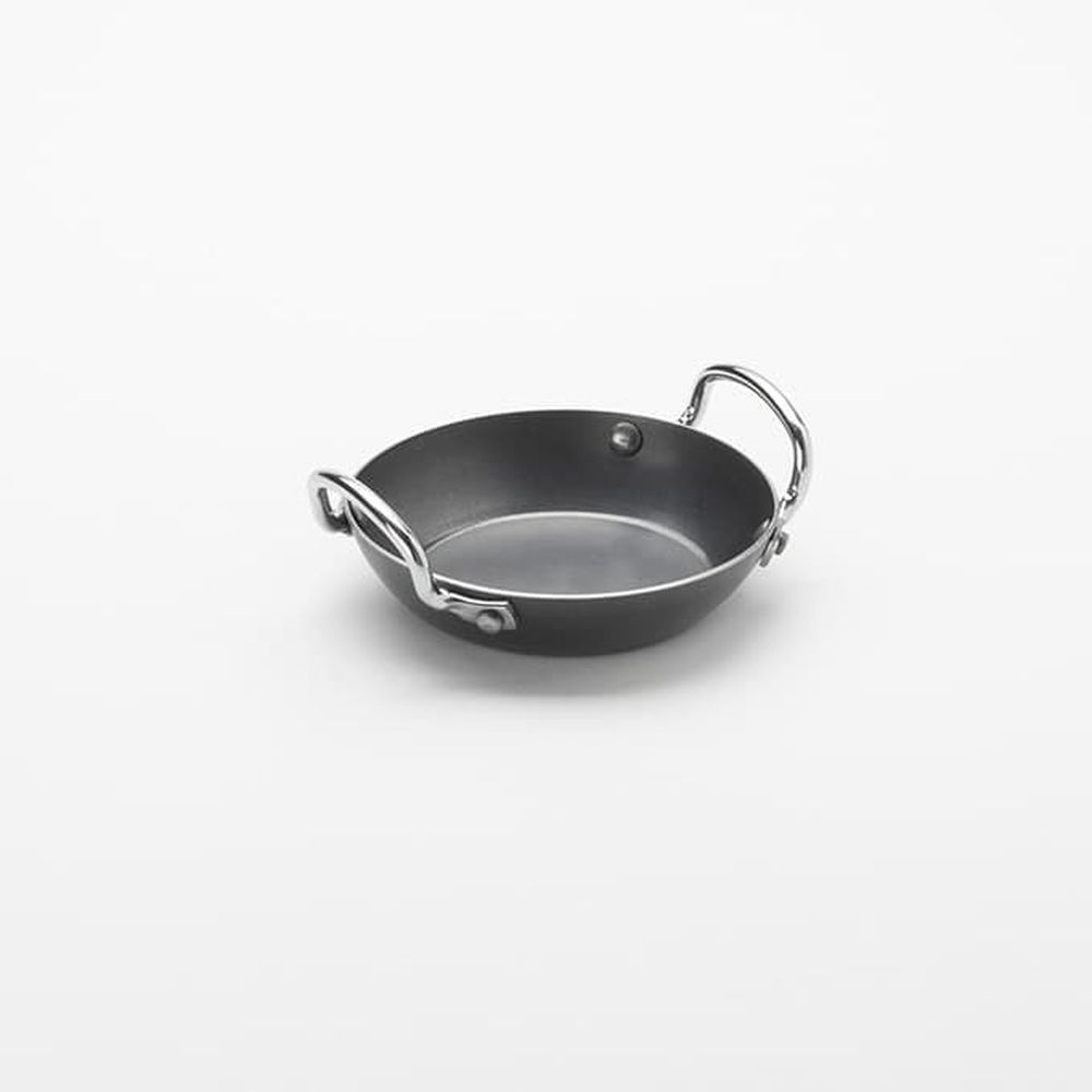 American Metalcraft Black Steel Paella Pan, 8 Ounce Capacity -- 20 Per Case