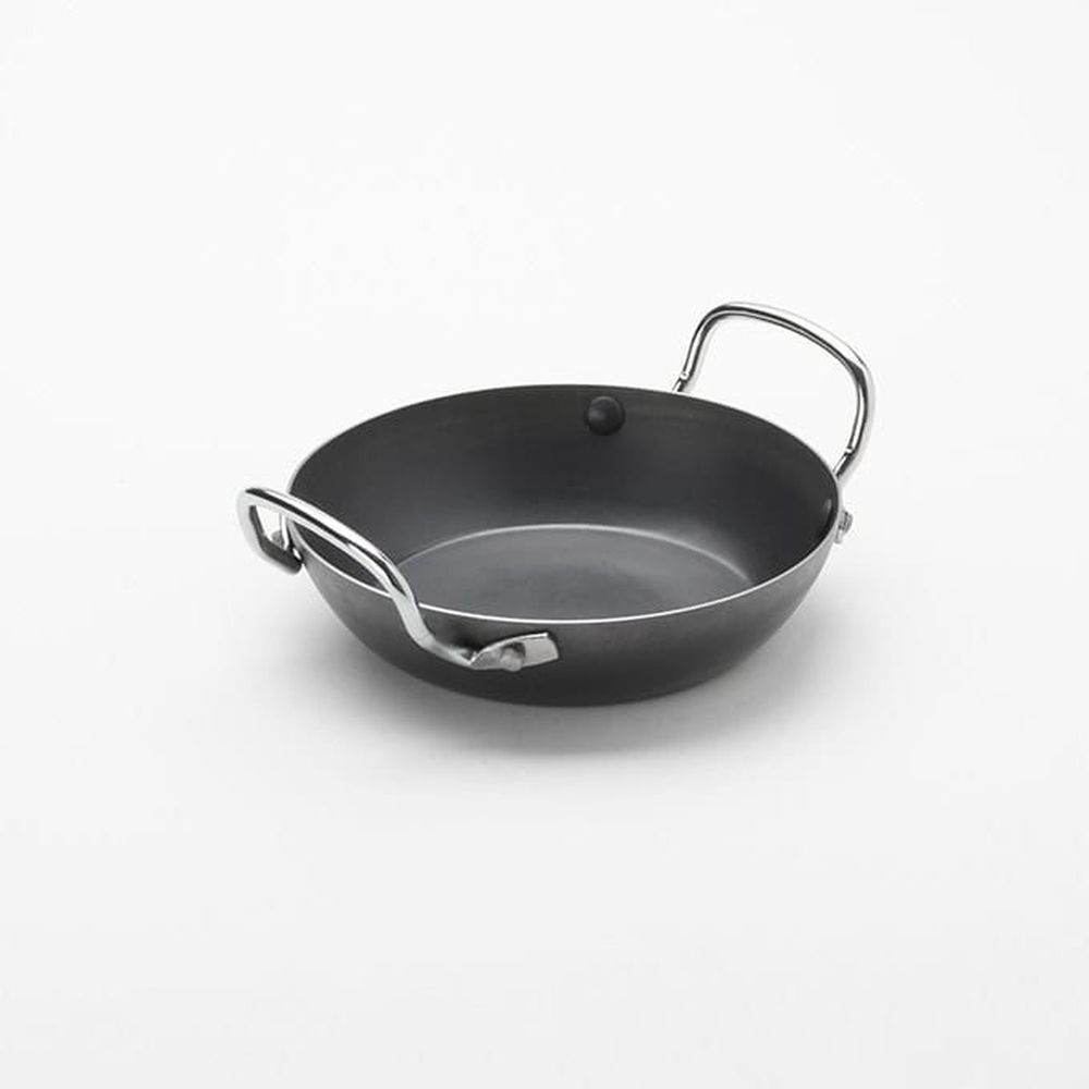 American Metalcraft Black Steel Paella Pan, 18 Ounce Capacity -- 20 Per Case