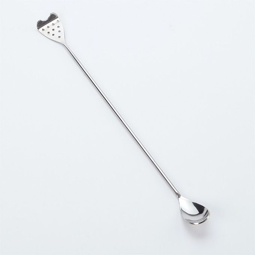 American Metalcraft Stainless Steel Bar Spoon With Strainer, 12 Inch Length X 1 Inch Width -- 240 Per Case