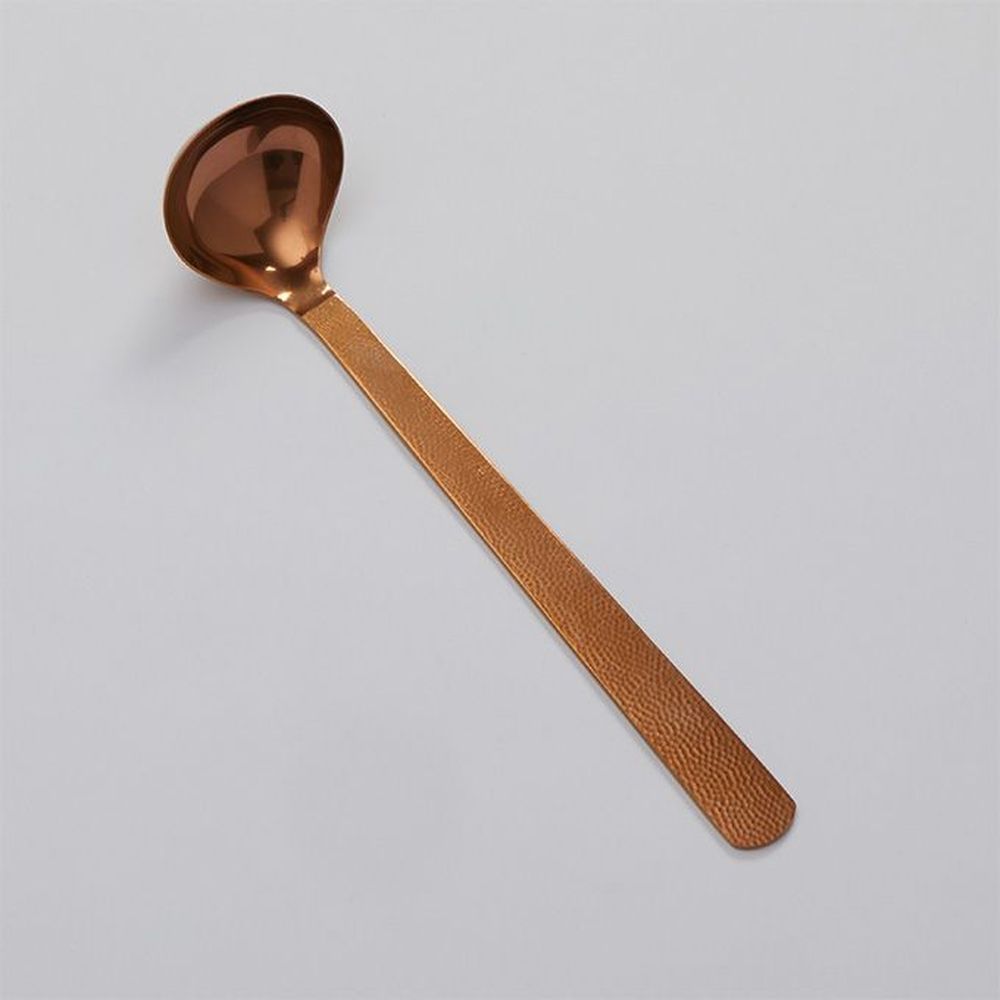 American Metalcraft Vintage Collection Bronze Stainless Steel Ladle With Hammered Handle, 1-1/2 Ounce Capacity -- 72 Per Case