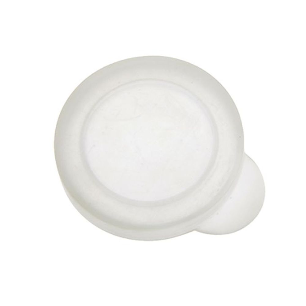 American Metalcraft White Pet Lid Fits Gmb8 Glass Milk Bottle, 12 Count -- 48 Per Case