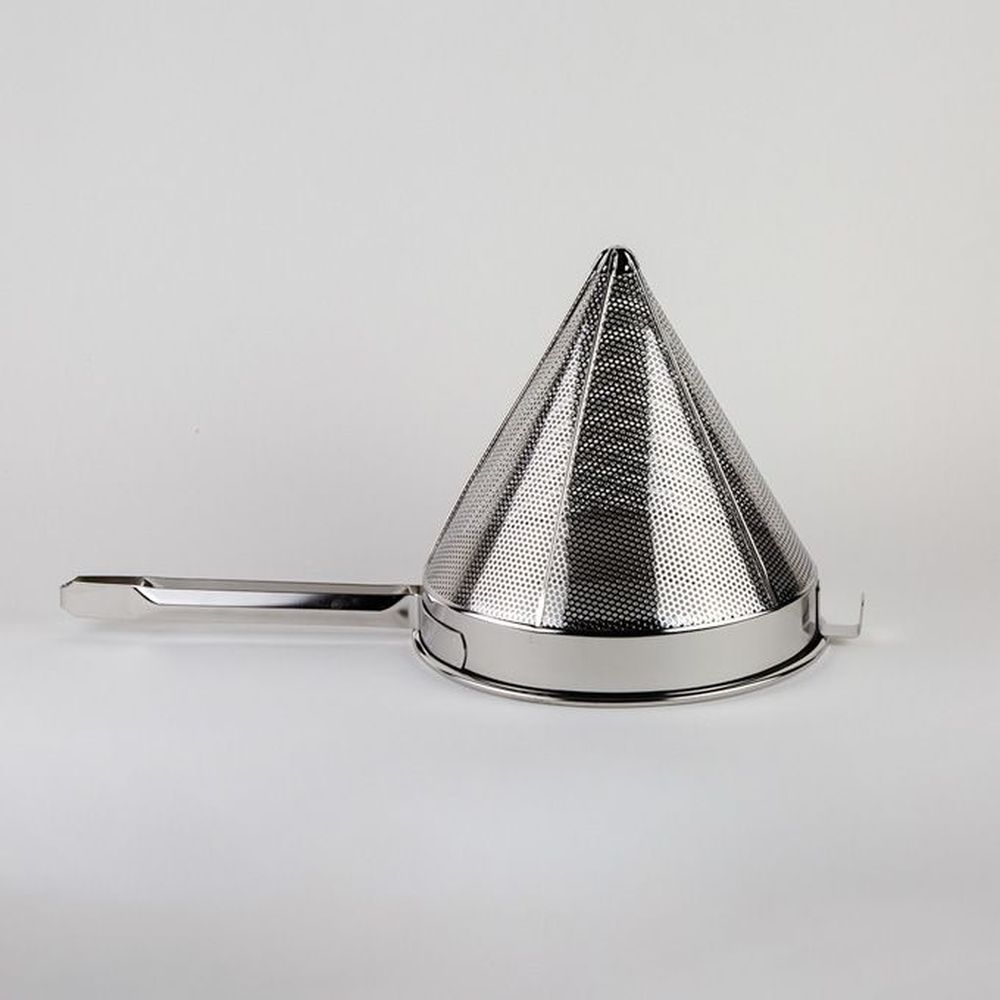 American Metalcraft Silver Stainless Steel Coarse Mesh Perforated China Cap Strainer, 10-1/2 Inch Dia. X 20-5/8 Inch Length -- 12 Per Case