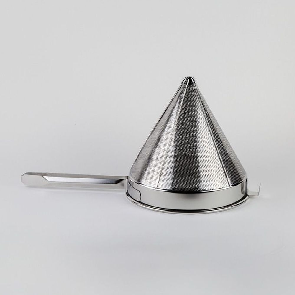 American Metalcraft Silver Stainless Steel Fine Mesh Perforated China Cap Strainer, 10 Inch Dia. X 20 Inch Length -- 12 Per Case