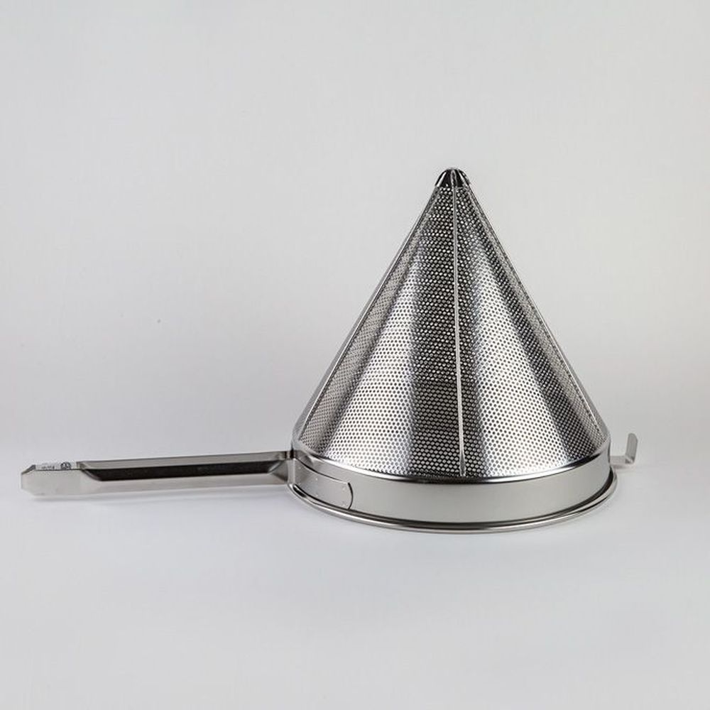 American Metalcraft Silver Stainless Steel Coarse Mesh Perforated China Cap Strainer, 12 Inch Dia. X 22 Inch Length -- 12 Per Case