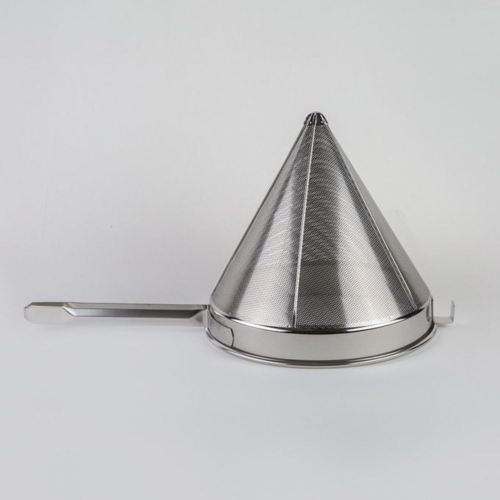 American Metalcraft Silver Stainless Steel Fine Mesh Perforated China Cap Strainer, 12 Inch Dia. X 22 Inch Length -- 12 Per Case