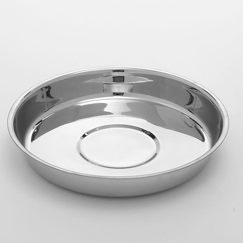 American Metalcraft Silver Stainless Steel Round Food Pan For Mesa Round Roll-top Chafers -- 8 Per Case
