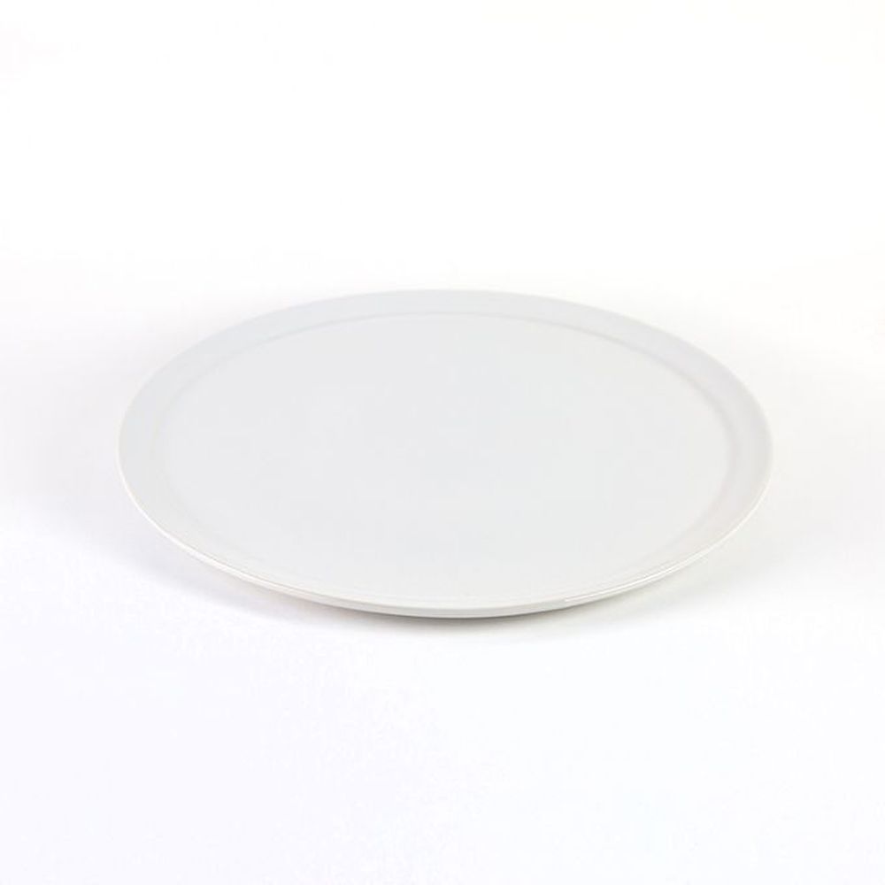 American Metalcraft White Ceramic Pizza Tray, 16 Inch Dia.