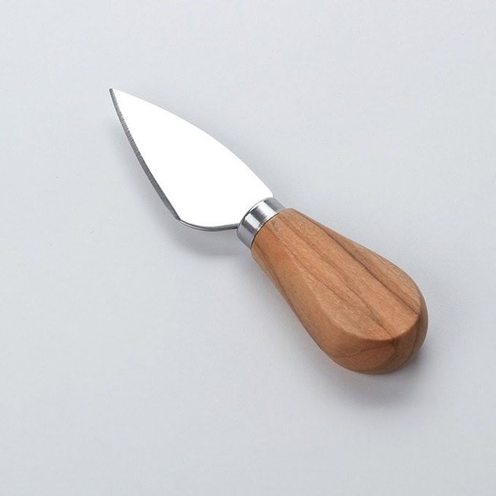 American Metalcraft Stainless Steel Semi-hard Cheese Knife With Olive Wood Handle, 4-3/4 Inch Length -- 288 Per Case