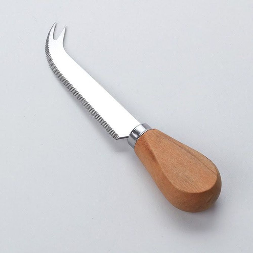 American Metalcraft Stainless Steel Hard Cheese Knife With Olive Wood Handle, 6 Inch Length -- 288 Per Case