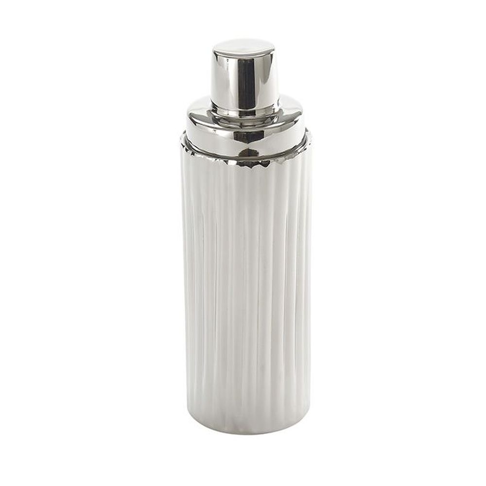 American Metalcraft Silver Stainless Steel Double Wall Fluted Cocktail Shaker, 20 Ounce Capacity -- 16 Per Case