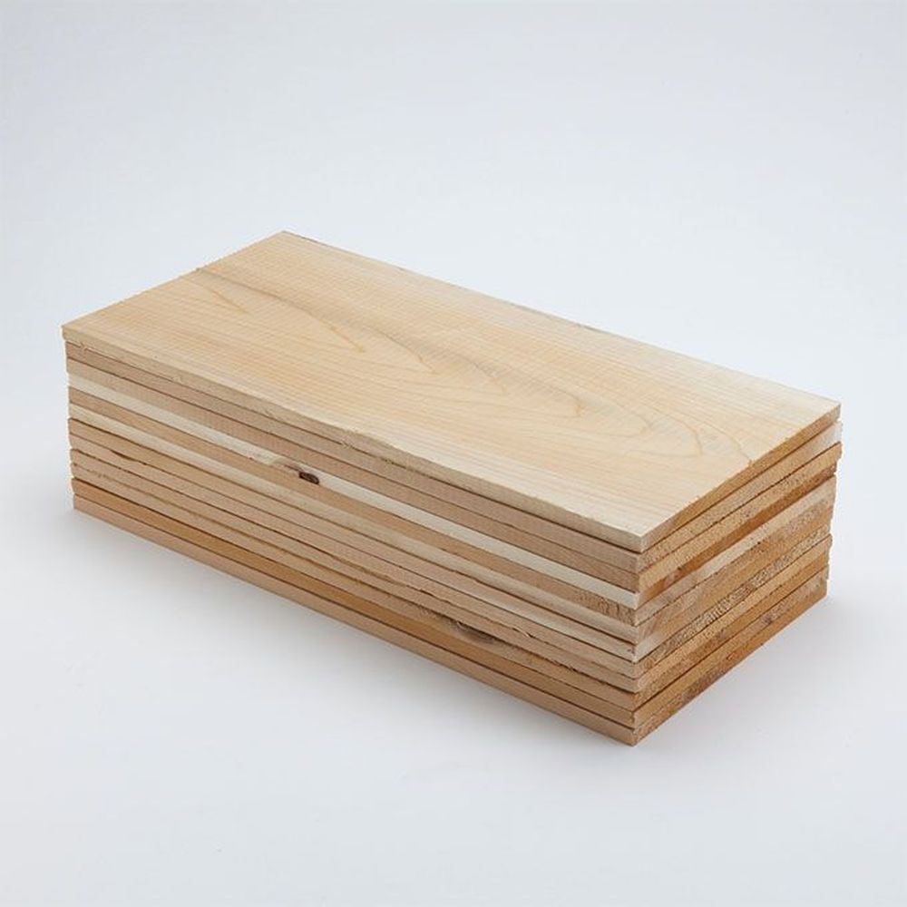 American Metalcraft Brown Cedar Wood Plank, 11-7/8 X 5-1/2 X 1/4 Inch -- 12 Per Case