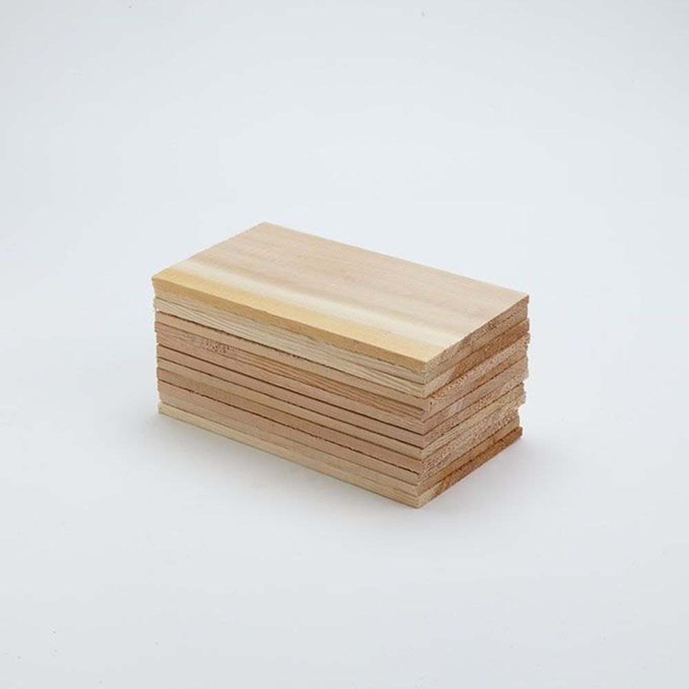 American Metalcraft Brown Cedar Wood Plank, 6-1/2 X 3-1/2 X 1/4 Inch -- 12 Per Case