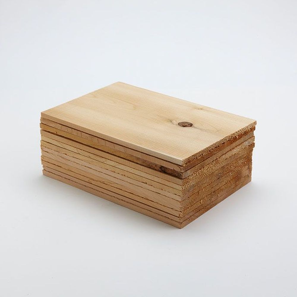 American Metalcraft Brown Cedar Wood Plank, 8 X 5-1/2 X 1/4 Inch -- 12 Per Case