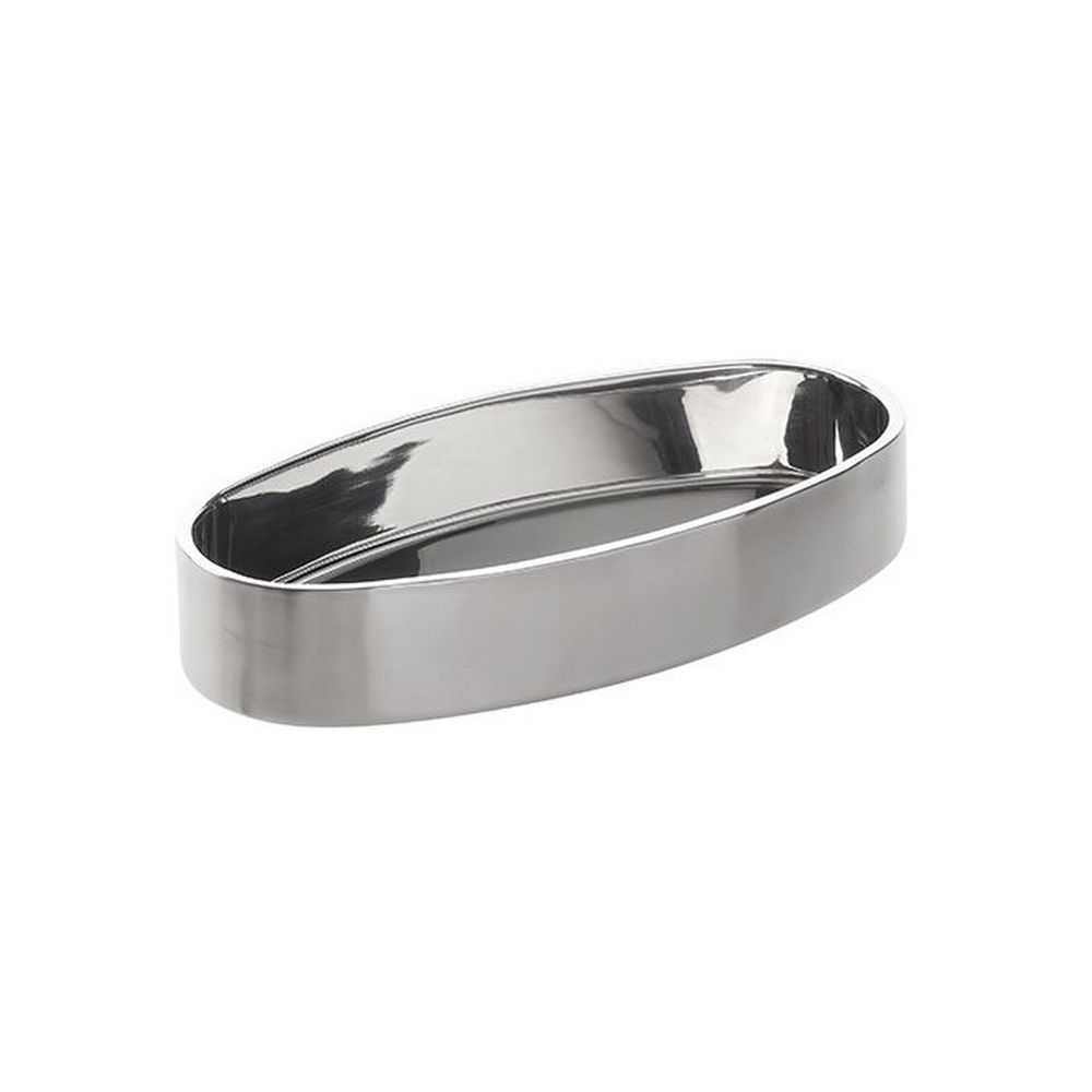 American Metalcraft Stainless Steel Satin Finish Double Wall Oval Bowl, 128 Ounce Capacity -- 6 Per Case