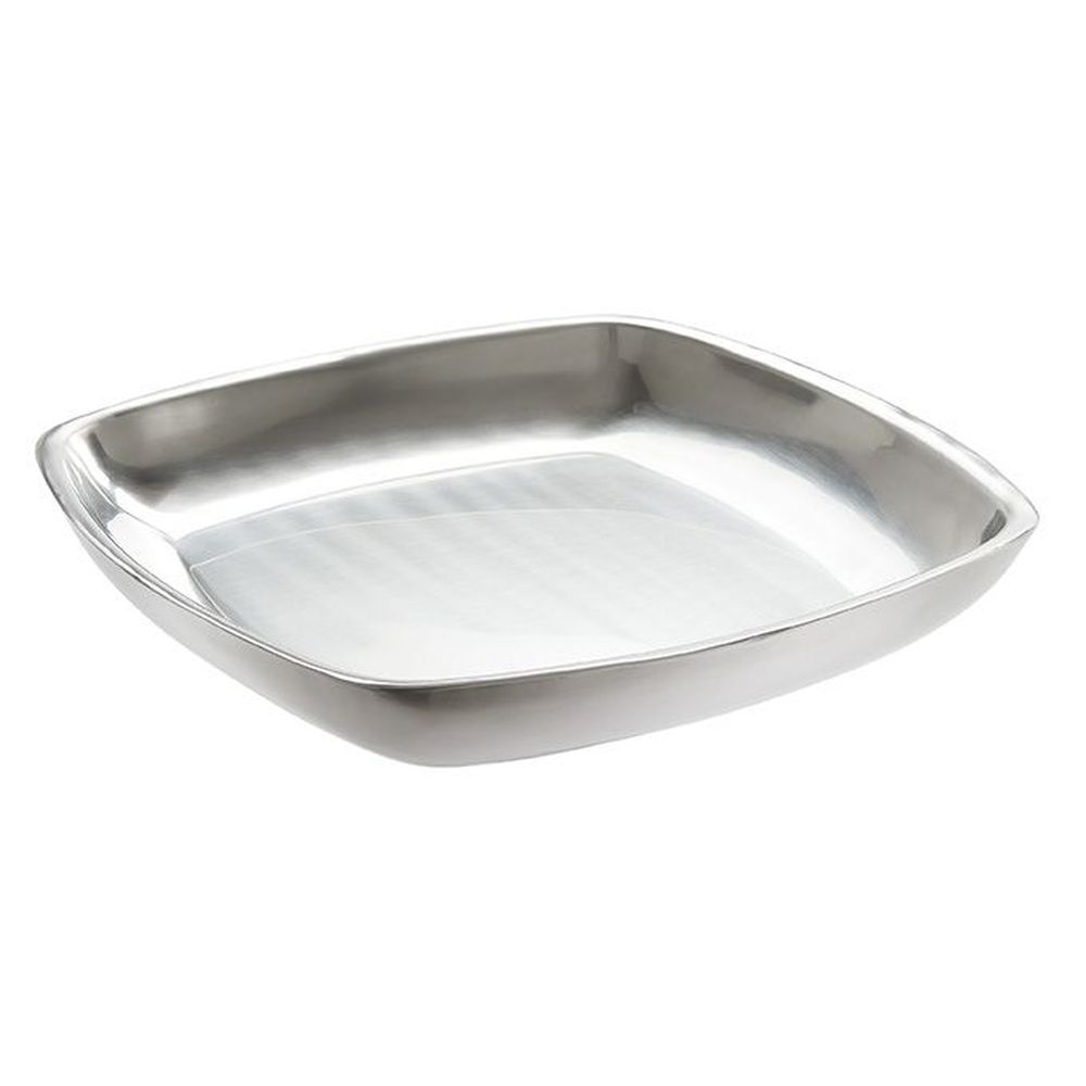 American Metalcraft Silver Satin Stainless Steel Double Wall Seafood Tray, 108 Ounce Capacity -- 4 Per Case