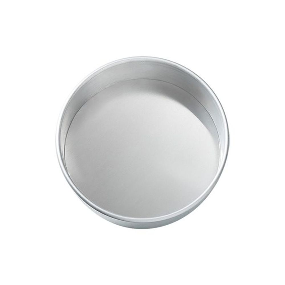 American Metalcraft Ez Release Silver Heavy-duty 14 Gauge Aluminum Round Cake Pan, 8 Inch Dia. X 3 Inch Height -- 6 Per Case
